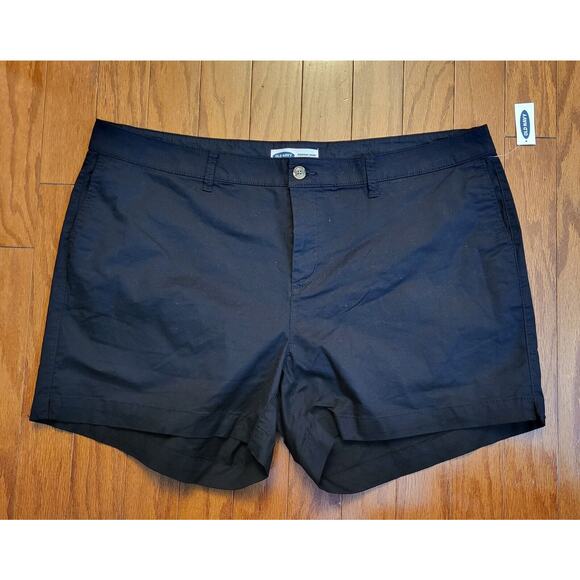 NWT Old Navy Everyday Women Plus Size 22W Black Bermuda Shorts Lightweight - Picture 10 of 11